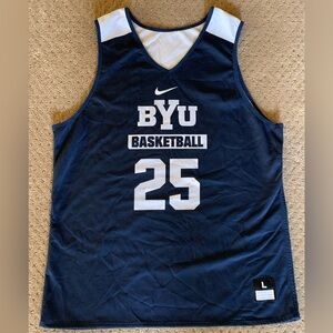 BYU Basketball Official Practice Jersey - Nike Reversible Men’s Large